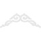 Ekena Millwork Pitch Rotherham Architectural Grade PVC Gable Pediment, 60"W x 25"H x 1"P (10/12) GPP060X025X100ROT - alternate 4